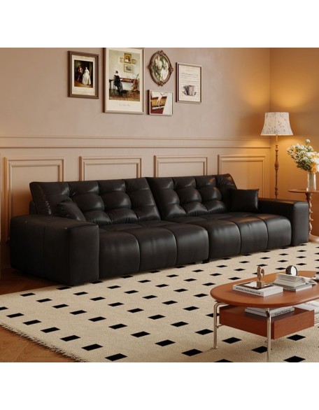 Small-sized modern minimalist vintage-style sofa