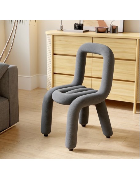 Alien-shaped bedroom with an octopus-shaped chair