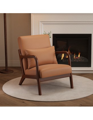 Modern minimalist bedroom recliner for relaxation and comfort