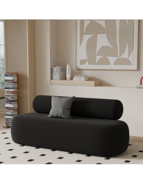 Compact-sized Nordic minimalist modern sofa