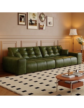 Small-sized modern minimalist vintage-style sofa