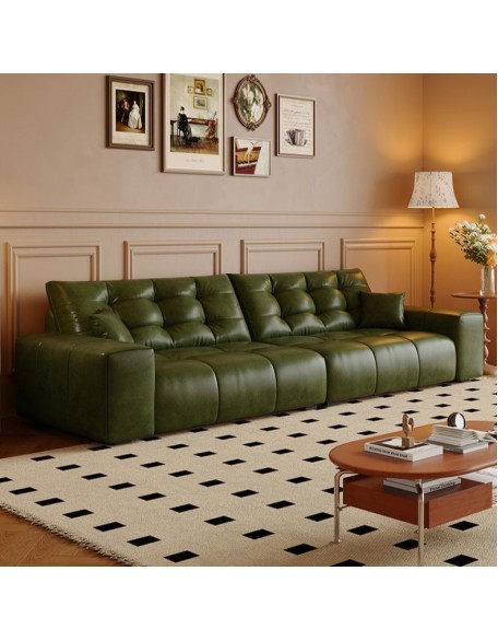 Small-sized modern minimalist vintage-style sofa