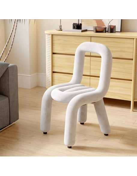 Alien-shaped bedroom with an octopus-shaped chair