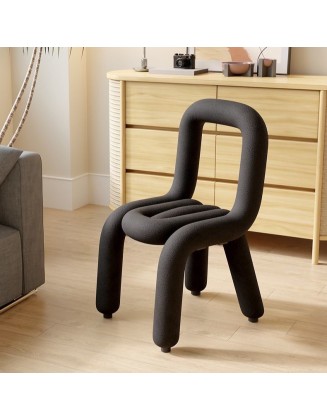 Alien-shaped bedroom with an octopus-shaped chair