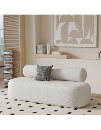 Compact-sized Nordic minimalist modern sofa