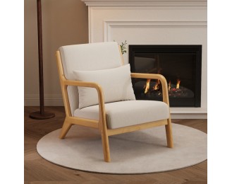 Modern minimalist bedroom recliner for relaxation and comfort