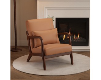 Modern minimalist bedroom recliner for relaxation and comfort