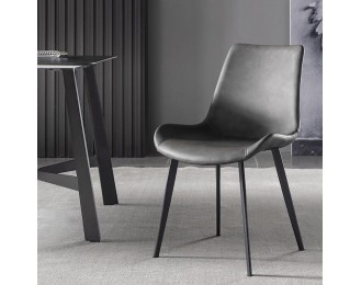 Luxury-modern minimalist iron-backed chair