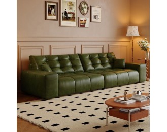 Small-sized modern minimalist vintage-style sofa